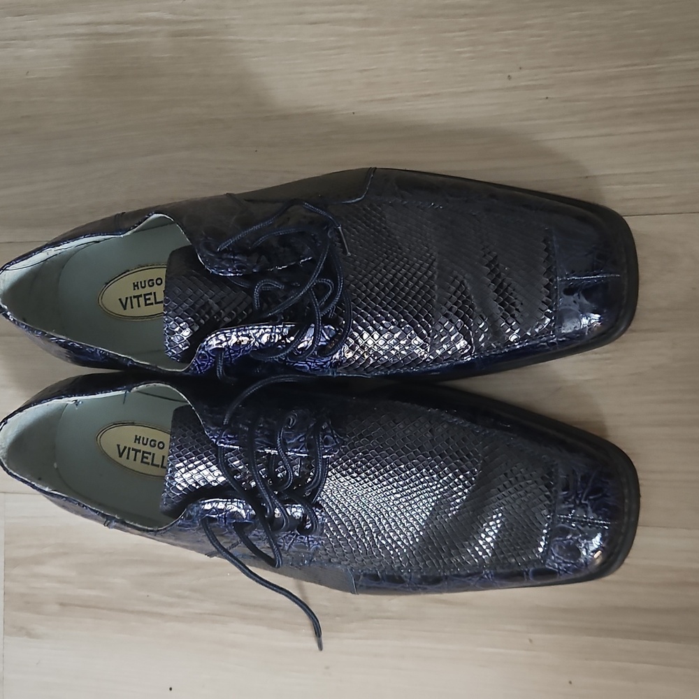 Men's Blue Dress Shoes